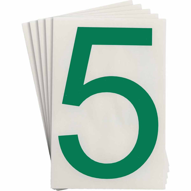 ToughStripe Green Number and Letter Labels