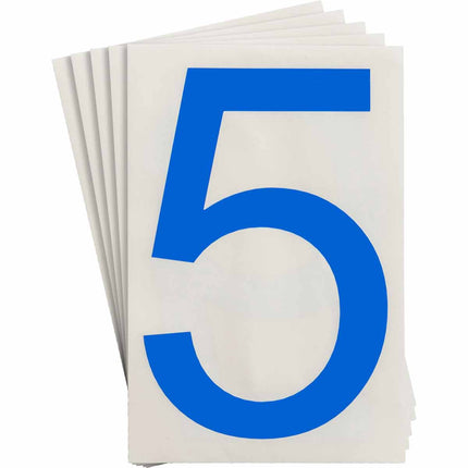 ToughStripe Blue Number and Letter  Labels