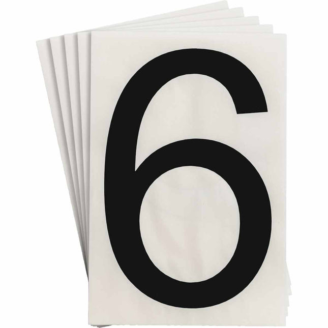 ToughStripe Black Number and Letter Labels