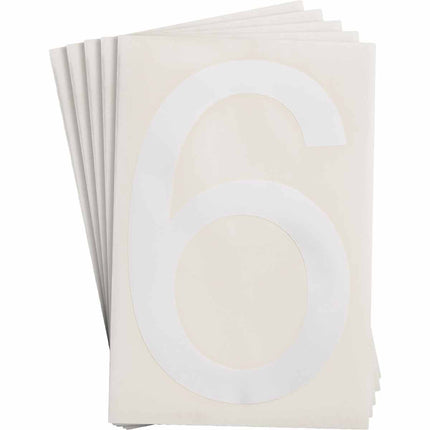 ToughStripe White Number and Letter Labels