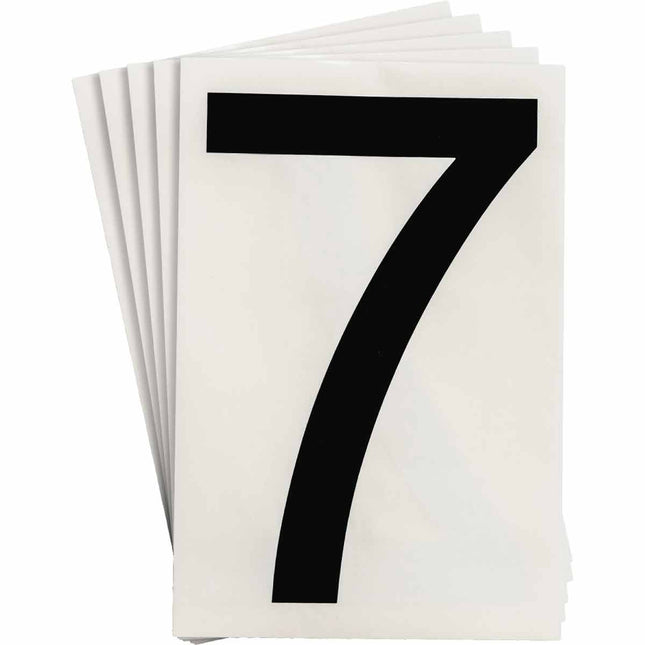ToughStripe Black Number and Letter Labels