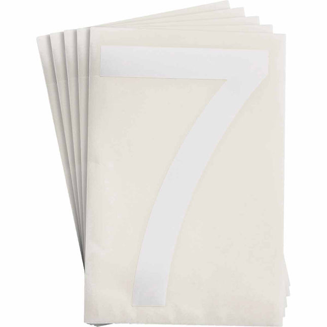 ToughStripe White Number and Letter Labels