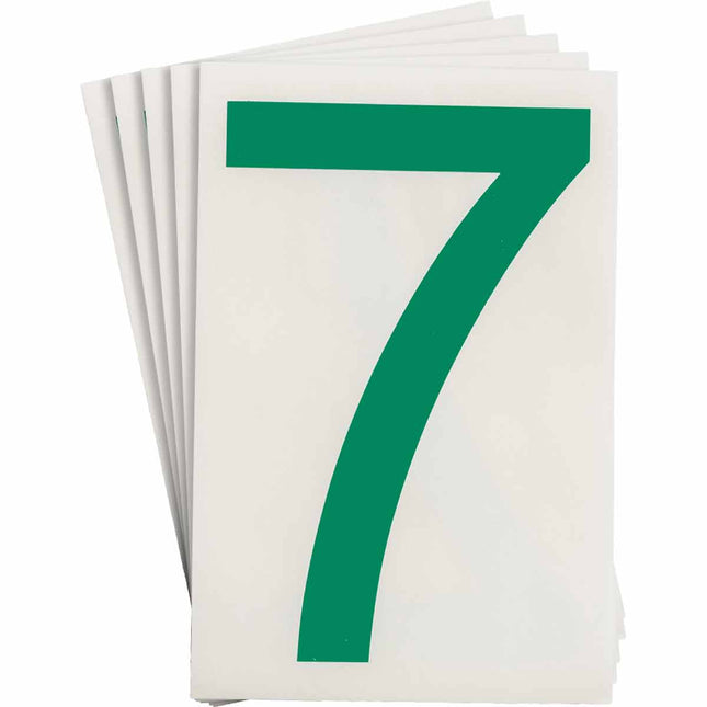 ToughStripe Green Number and Letter Labels