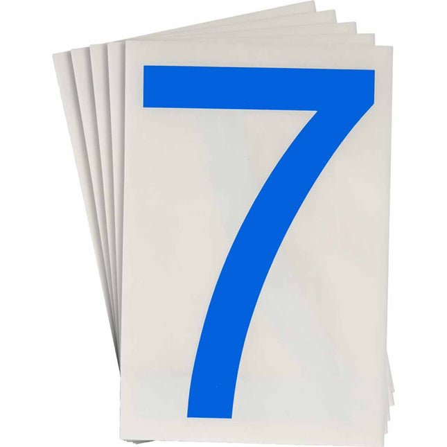 ToughStripe Blue Number and Letter  Labels