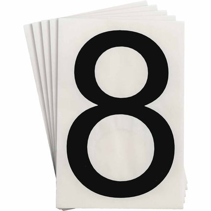 ToughStripe Black Number and Letter Labels