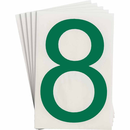 ToughStripe Green Number and Letter Labels