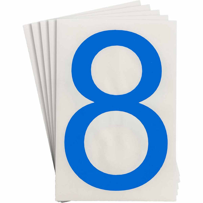 ToughStripe Blue Number and Letter  Labels
