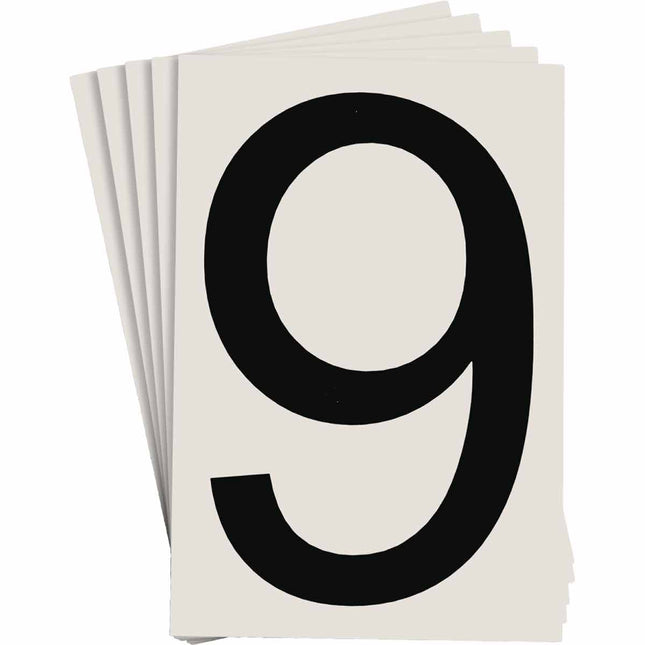 ToughStripe Black Number and Letter Labels