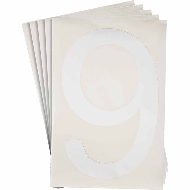 ToughStripe White Number and Letter Labels