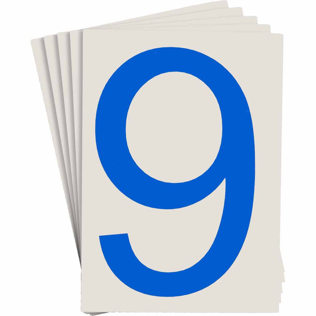 ToughStripe Blue Number and Letter  Labels