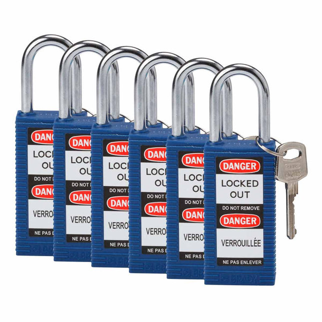 Long Body Nylon Lockout Padlocks
