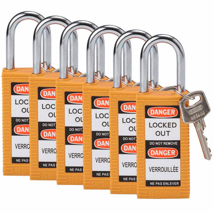 Long Body Nylon Lockout Padlocks