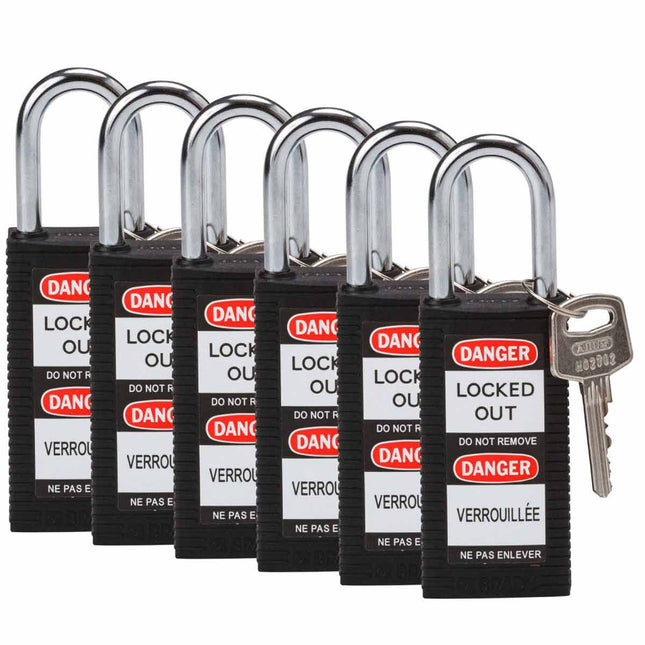 Long Body Nylon Lockout Padlocks