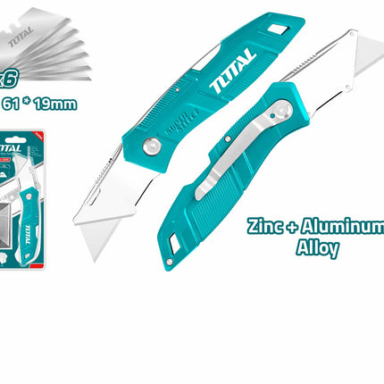 THT5136236Total Toolsسكين قابلة للطي THT5136236