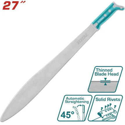 Total 27 Inch Carbon Steel Machete THMPS0227