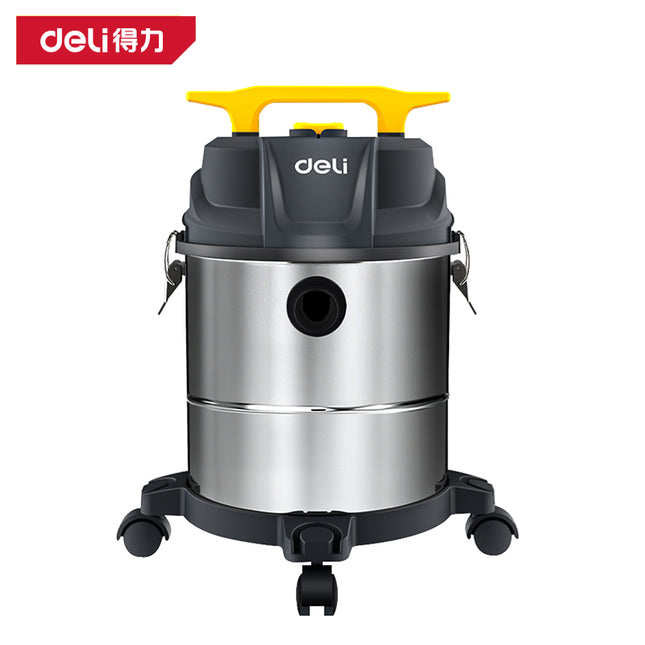 DL881815Deliمكنسة دلي تولز DL881815 البرميلية 15 لتر للتنظيف الجاف والرطب والنفخ ثلاثة في واحد (أسود)