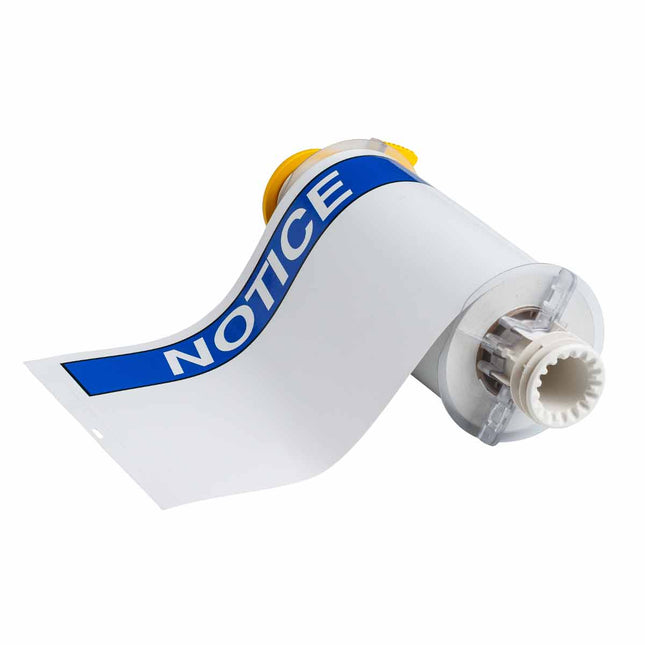 BBP85 PrePrinted ANSI NOTICE Indoor Outdoor Vinyl Labels