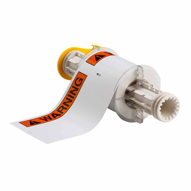 BBP85 PrePrinted ANSI WARNING Indoor Outdoor Vinyl Labels