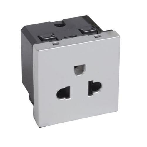 571039Legrandمقبس Arteor من نوع يورو-أمريكي 2P+E بقوة 16A 250V ألومنيوم