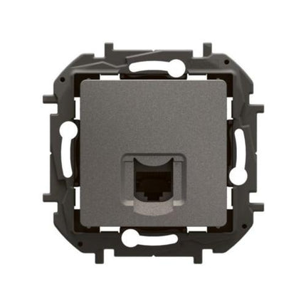 NP4301MGLegrandمقبس نيلوي RJ45 CAT5E UTP رمادي متوسط مثبت بالفلاش
