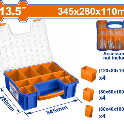 WTB1322Wadfow منظم بلاستيك WADFOW 13.5 بوصة