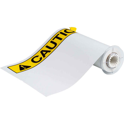 BBP85 General Purpose PrePrinted ANSI CAUTION Vinyl Labels