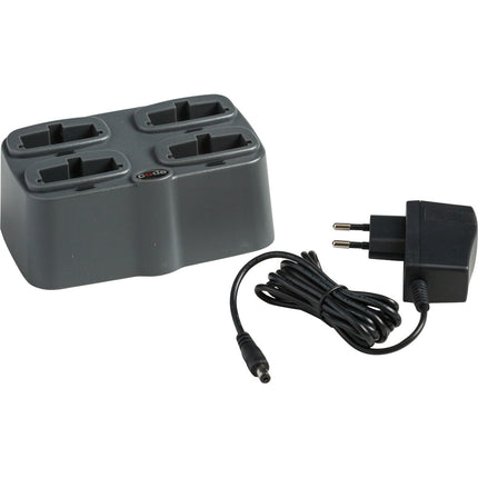 Quad Bay Battery Charging Station for CR2700 and CR2100 Barcode Reader