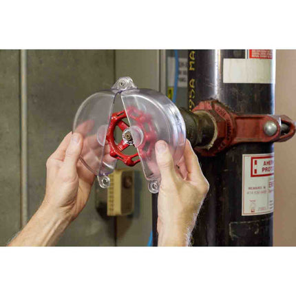 Clear Gate Valve Lockout