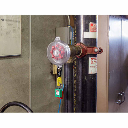 Clear Gate Valve Lockout