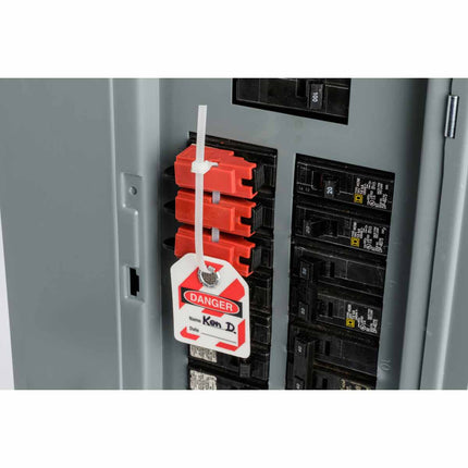 TAGLOCK 120V Holed Tongue Breaker Lockout