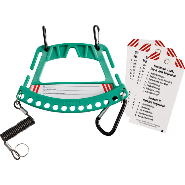 Safety Lock and Tag Carrier
