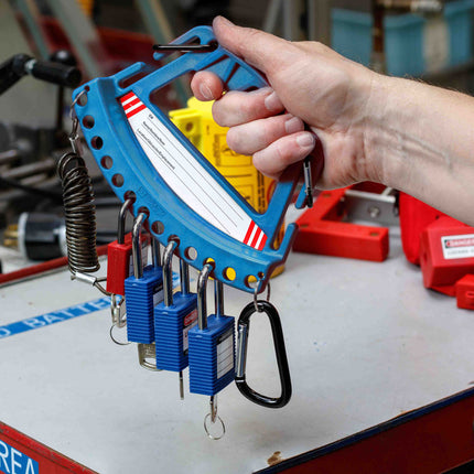 Safety Lock and Tag Carrier