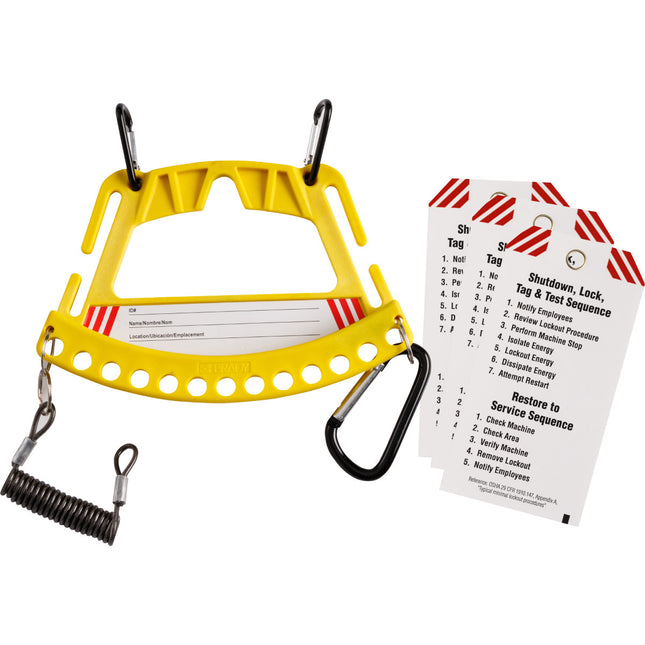 Safety Lock and Tag Carrier