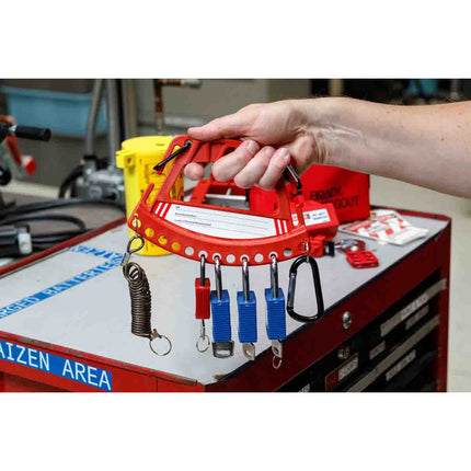 Safety Lock and Tag Carrier