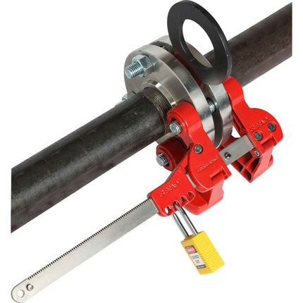 Pipe Blind Flange Lockout Device