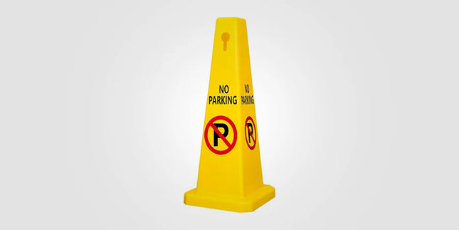 Traffac Cone No Parking Traffic Safety Sign