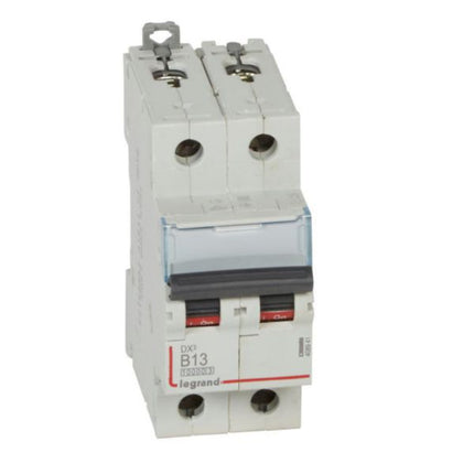 408941Legrandقاطع دوائر Legrand DX3 ثنائي القطب 13A منحنى B