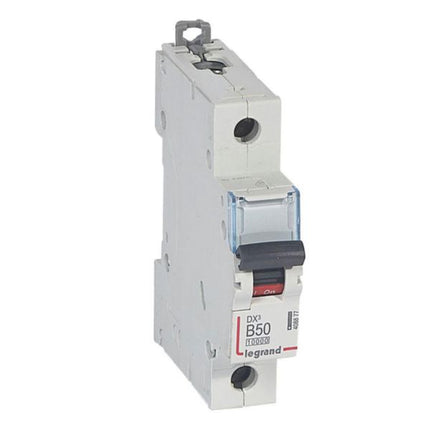 408877Legrandقاطع دائرة Legrand MCB DX3 10000A أحادي القطب 50A منحنى B