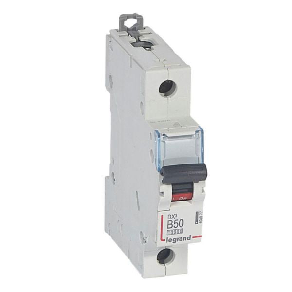 408877Legrandقاطع دائرة Legrand MCB DX3 10000A أحادي القطب 50A منحنى B