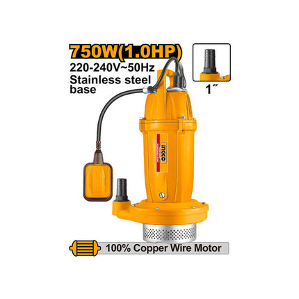 SPC75068INGCOمضخة مياه غاطسة INGCO 750W SPC75068