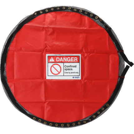 Solid Lockable Cover Confined Space  Large