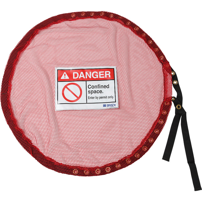 Lock Red Mesh Cover Conf Space  Medium