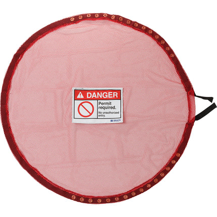 Lock Red Mesh Cover Permit Req  Extra Large