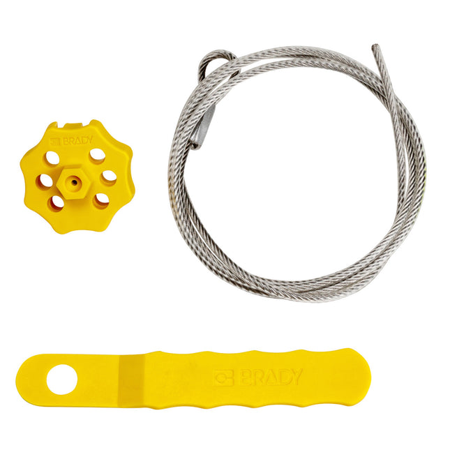 Extra Secure Spin Lockout with 15 m Cable and Tool