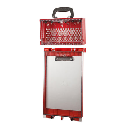 Permit Control Station with Slimview Group Lock Box