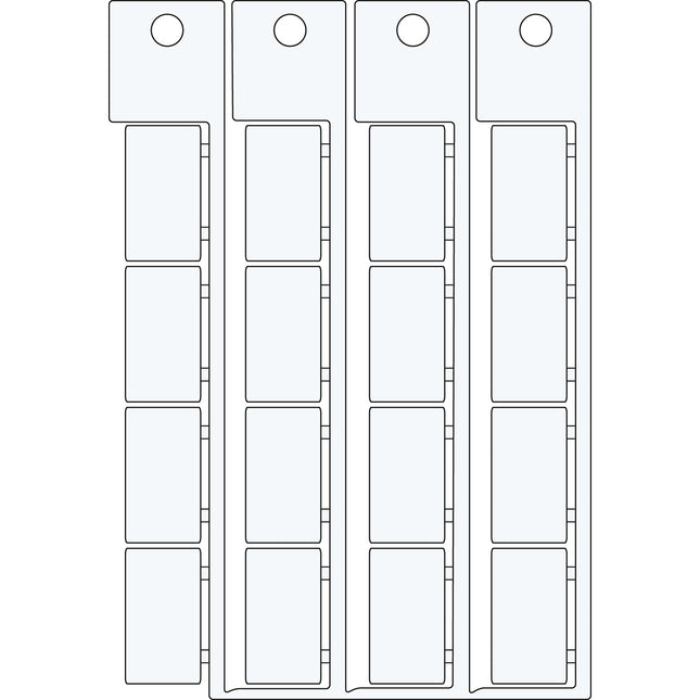 15x27mm adhesive tag