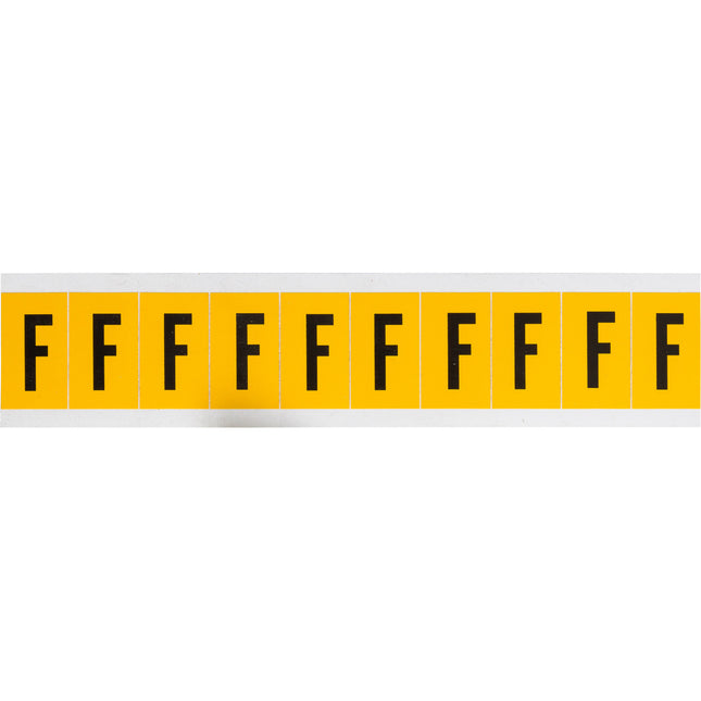 1530 Series Number and Letter Labels