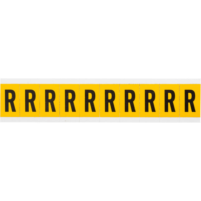 1530 Series Number and Letter Labels