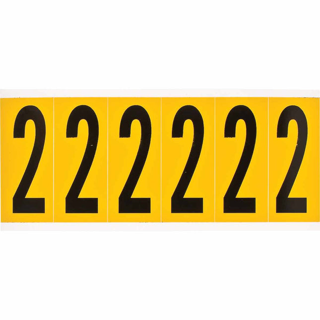 1550 Series Number and Letter Labels
