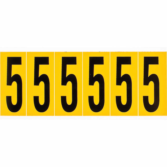 1550 Series Number and Letter Labels